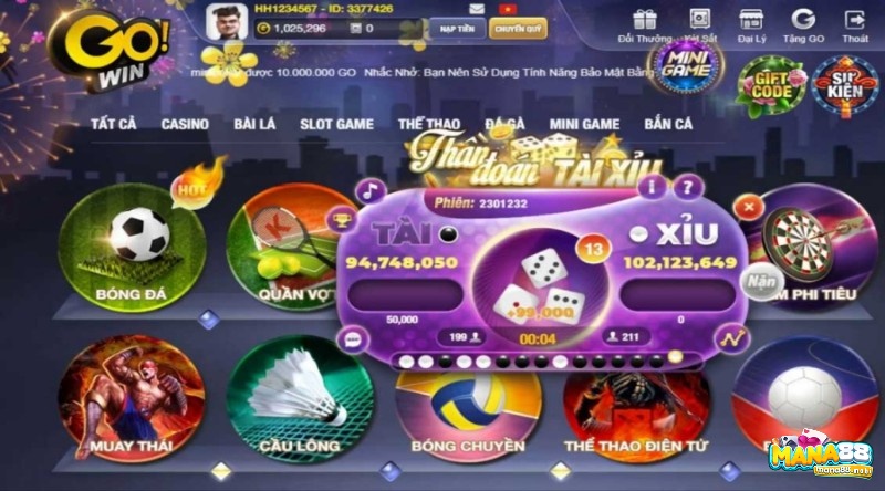 Go.win - Cổng game quốc tế sở hữu rất nhiều điểm mạnh