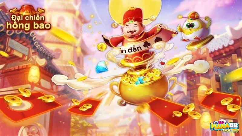 Giao diện game bắn cá hồng bao đặc sắc