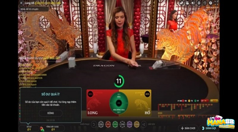 Giao diện đẹp mắt khi cá cược IWIN Casino