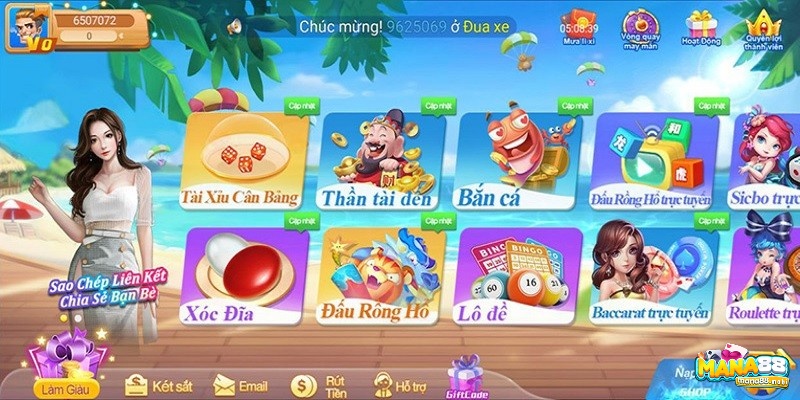 Khám phá cổng game uy tín mana88