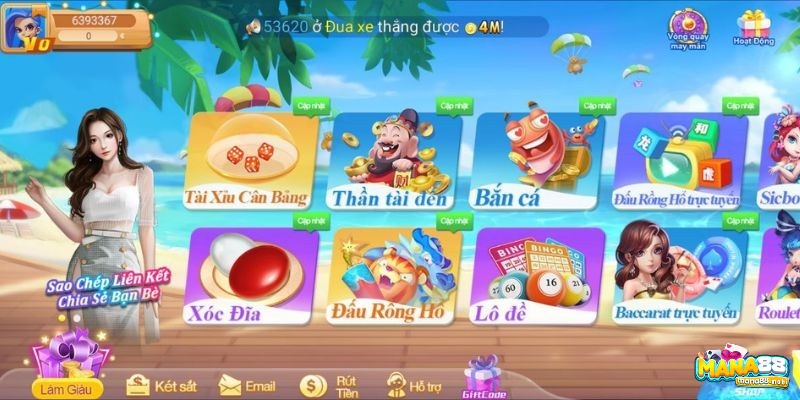 Giới thiệu kênh game đánh bài ăn tiền thật mana88