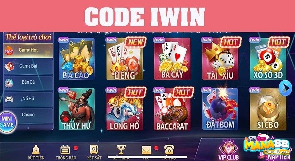 Những game bài phổ biến bắt gặp tại IWIN