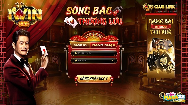 Giao diện Iwin Club rất đẹp và chuyên nghiệp