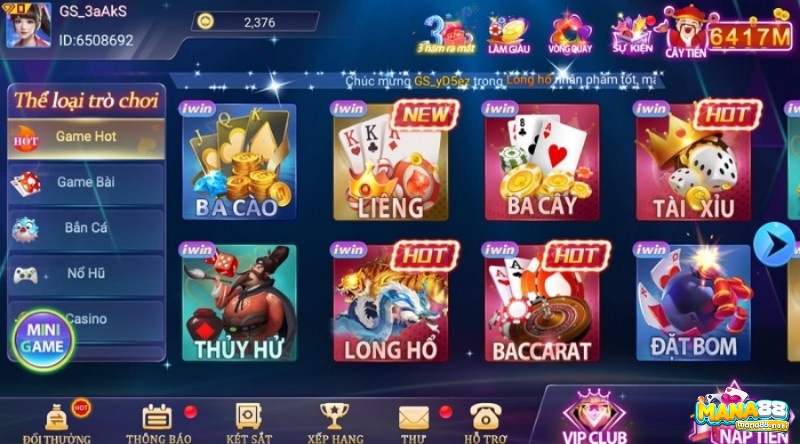 Kho game Iwjn với nhiều game ăn khách nhất thị trường