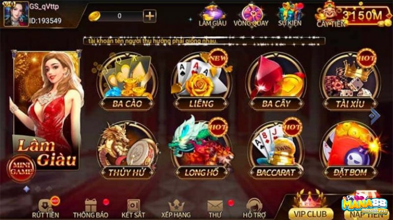 Các game bài nổi tiếng nhất cổng game Twin