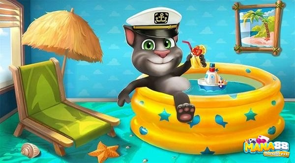 Cách chơi trò chơi My Talking Tom rất đơn giản