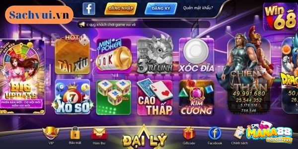 Giao diện WIN68