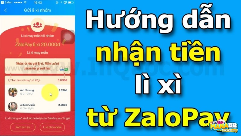 Cách nhận lì xì từ vòng quay may mắn