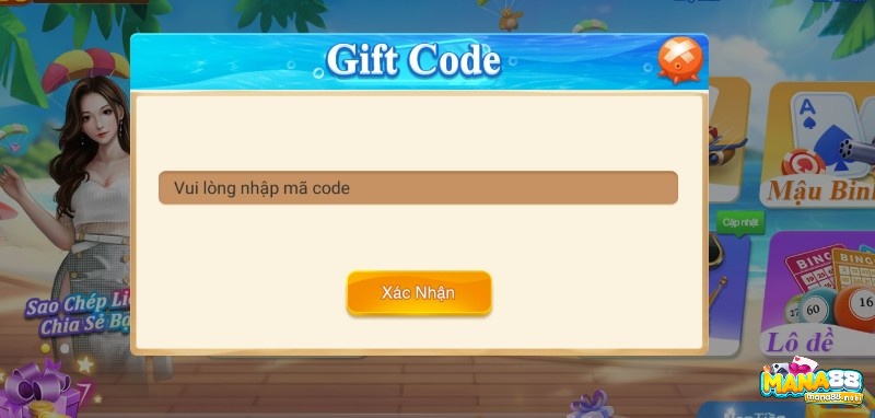 Hướng dẫn phương thức nhận mã code tân thủ game đổi thưởng mana88