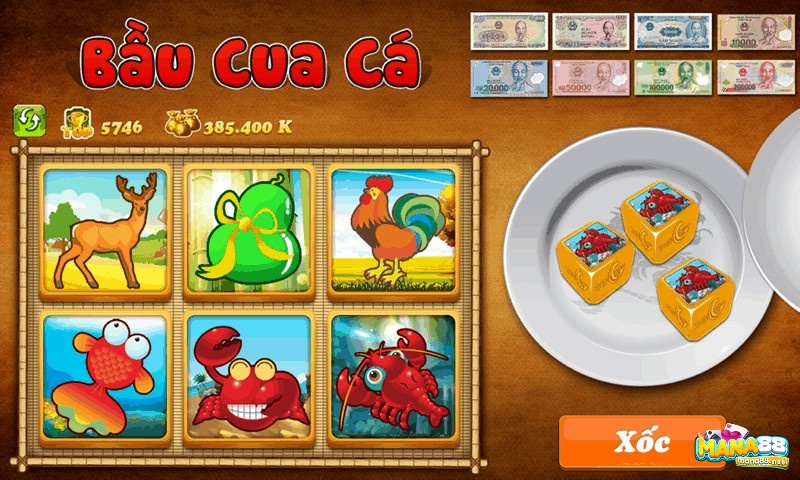 M88 với những khuyến mãi hấp dẫn với game bầu cua