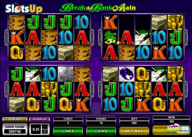 Có thể có đến 45 bánh quay cùng 1 lúc tại Mega Spin