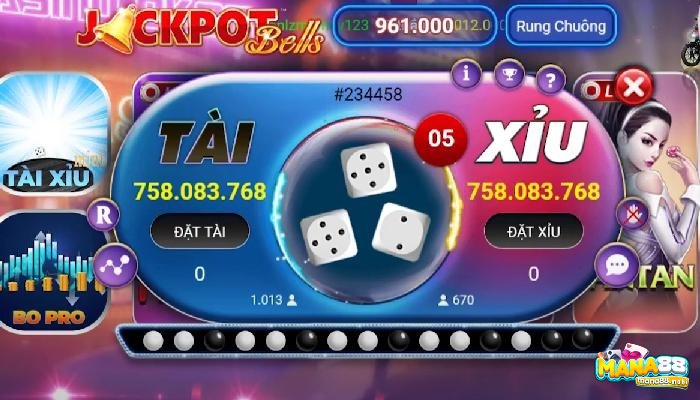 Giao diện game tài xỉu tại OK88