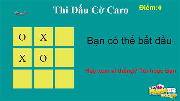 Hướng dẫn chơi game XO hay nhất