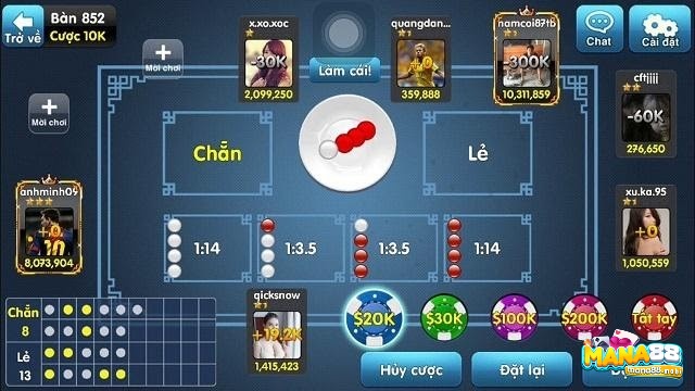 Game xóc đĩa đổi thưởng uy tín