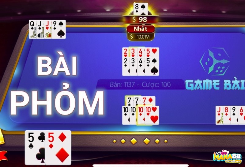 Gem bai phỏm là một thể loại trò chơi đánh bài online