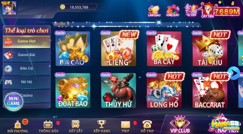 Các sản phẩm cá cược tại I WIN.vn