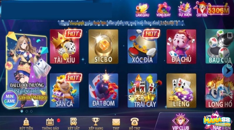 Kho game ấn tượng chỉ có tại Iwin68 info