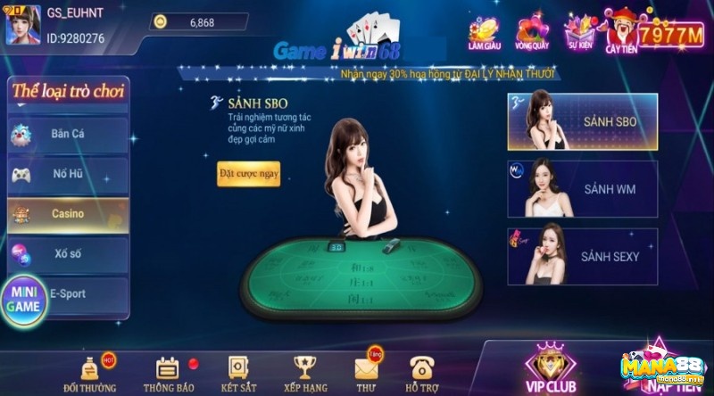  Sân chơi Iwin68 info đảm bảo hoàn toàn minh bạch và công bằng