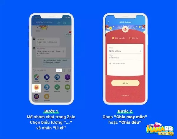 Chọn chia đều hoặc chia may mắn