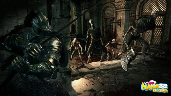 Đồ họa trong Dark Souls u ám, đáng sợ