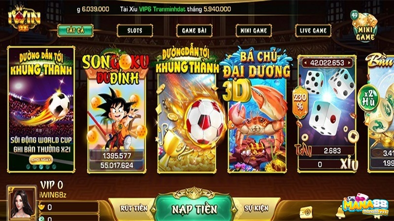 cổng game iwin