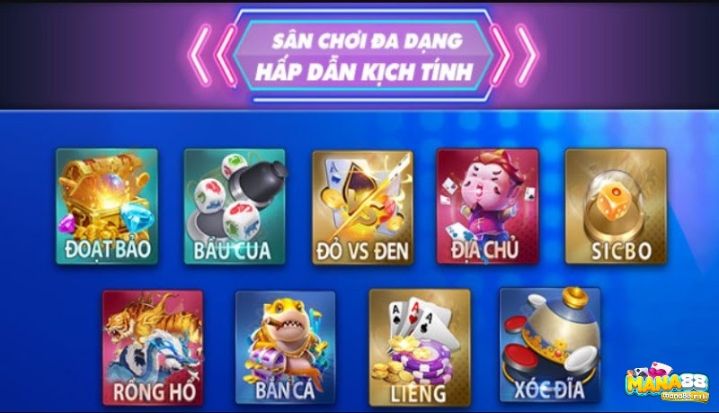 Kho trò chơi khổng lồ tại Iwin