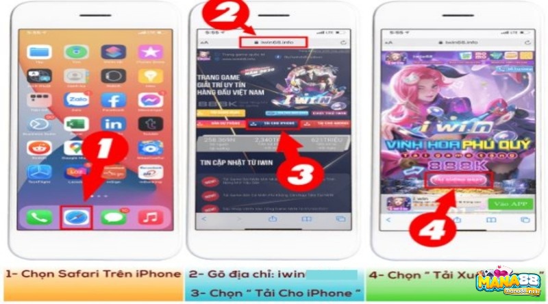 Tải IWIN về điện thoại IOS