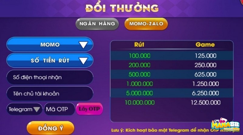 Phương thức nạp và rút tiền trong game Vin68.cf cũng cực kỳ đơn giản