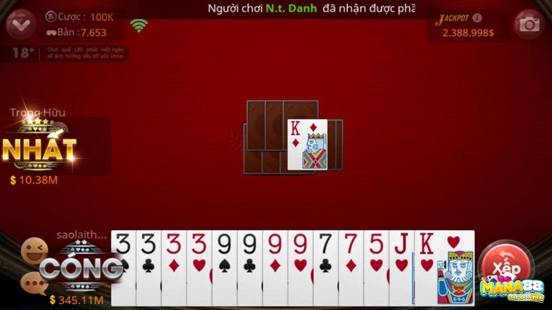 Chơi game tiến lên miền nam online cần bỏ túi nhiều những mẹo đánh thắng