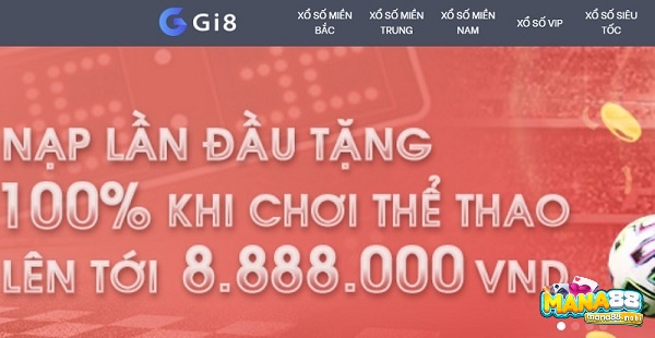 Gi8 ưu đãi cho thành viên mới và chơi Thể thao