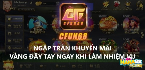 Cfun sở hữu những trò chơi quay hũ đổi thưởng đình đám