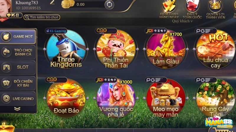 Chơi game nổ hũ tại cfun68