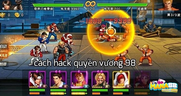 Hack game quyền vương 98 với sức hút khó cưỡng