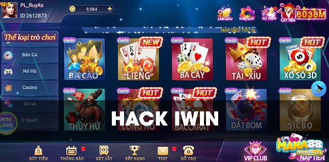 Hướng dẫn anh em cách hack iwin 68 đơn giản