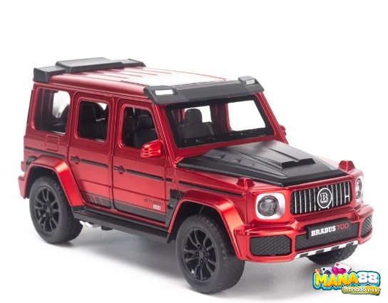 Mô hình xe Mercedes -Benz Brabus G700 1:32 có thiết kế khỏe khoắn