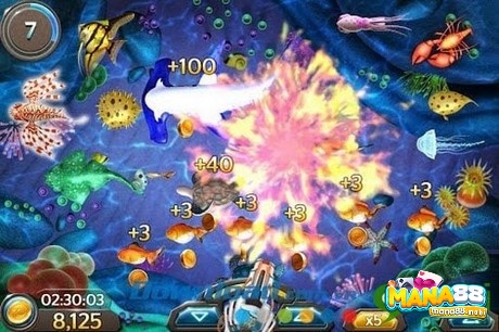 Trải nghiệm game bắn cá ăn xu tại Mana88