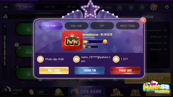 Tai game danh bai iwin ve dien thoai Android