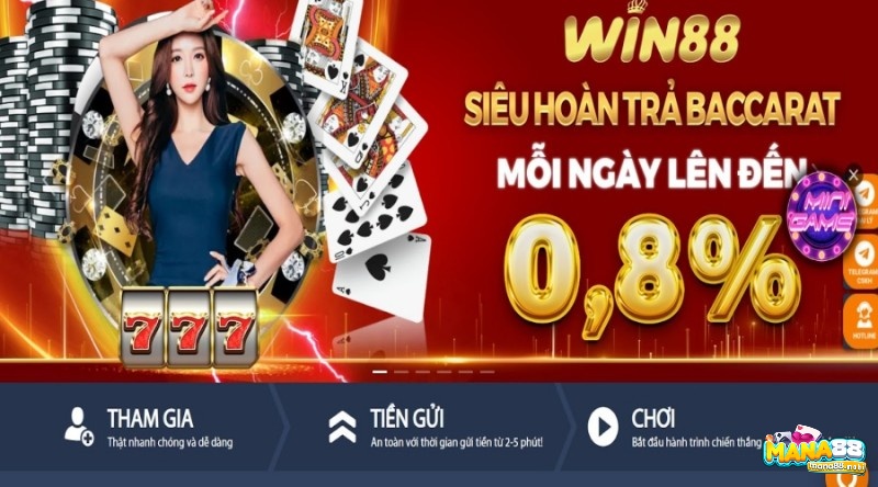 Win88 vin có tỷ lệ hoàn trả thưởng cực kỳ cao