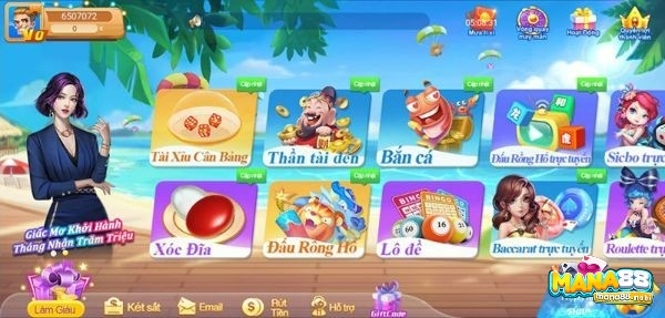  App đánh bài đổi thưởng uy tín Mana88.