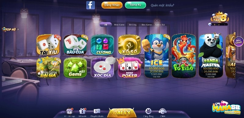 Giao diện chính cổng game B28 bet