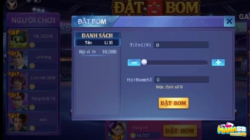 Mẹo đặt bom game mana88 hiệu quả