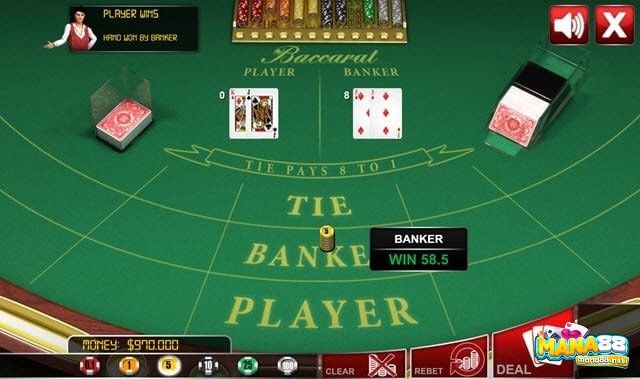 Download danh bai baccarat tại Mana88