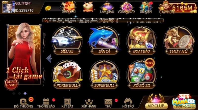 Các thể loại cá cược siêu hot ngay tại web game DWin456