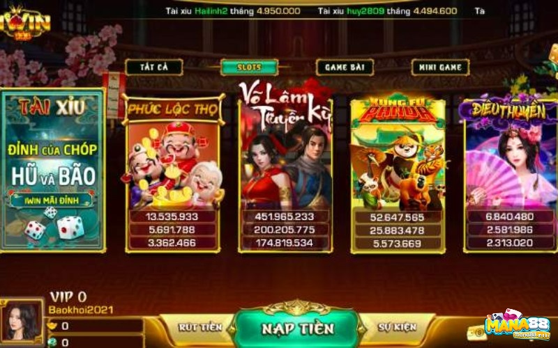 Tổng quan chung về cổng game bai doi thuong Iwin