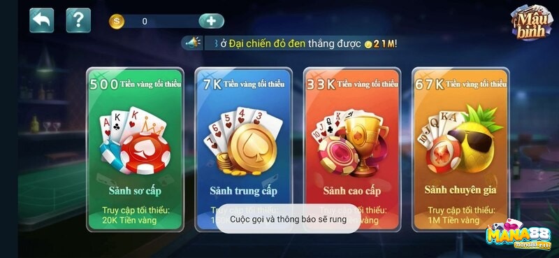 Cách chơi game bài đổi tiền mậu binh