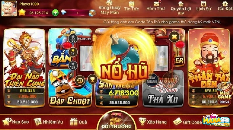 Game nổ hũ 3D đẹp mắt