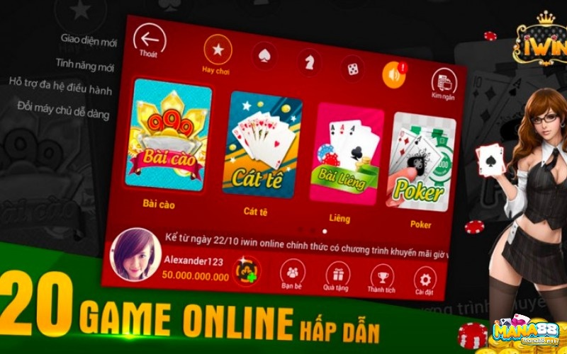 Khám phá kho game từ iwin online phien ban moi nhat