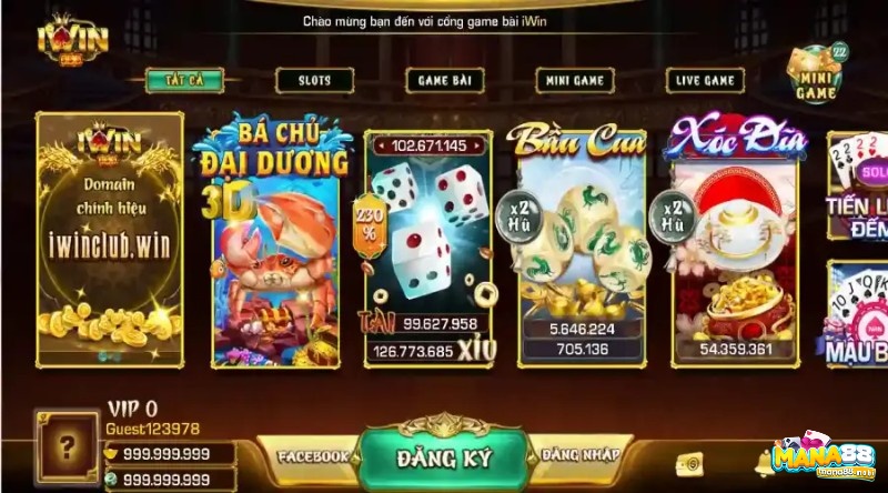 Iwin.club tổng hợp các thể loại game cược nổi bật