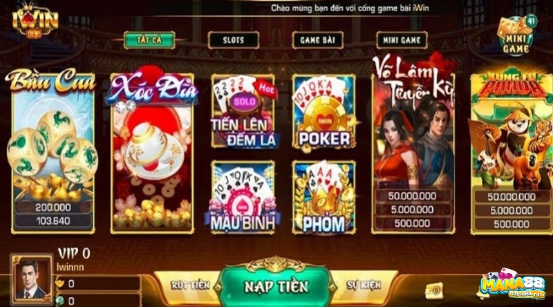 Dịch vụ game Iwn online khổng lồ nhiều thể loại