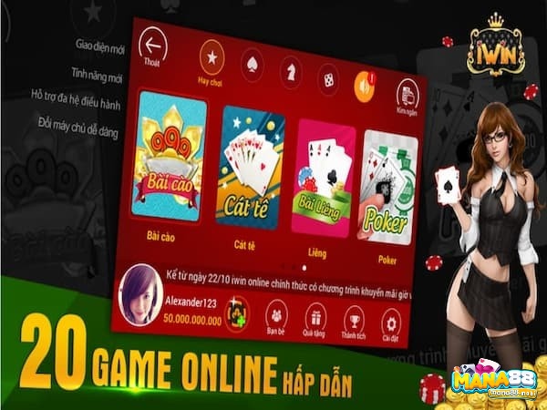 Play.iwin.club mang đến kho game cá cược đa dạng